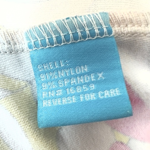 J McLaughlin Womens Catalina Cloth Top Size M Mod Floral Colorful Stretch Retro - Picture 5 of 9